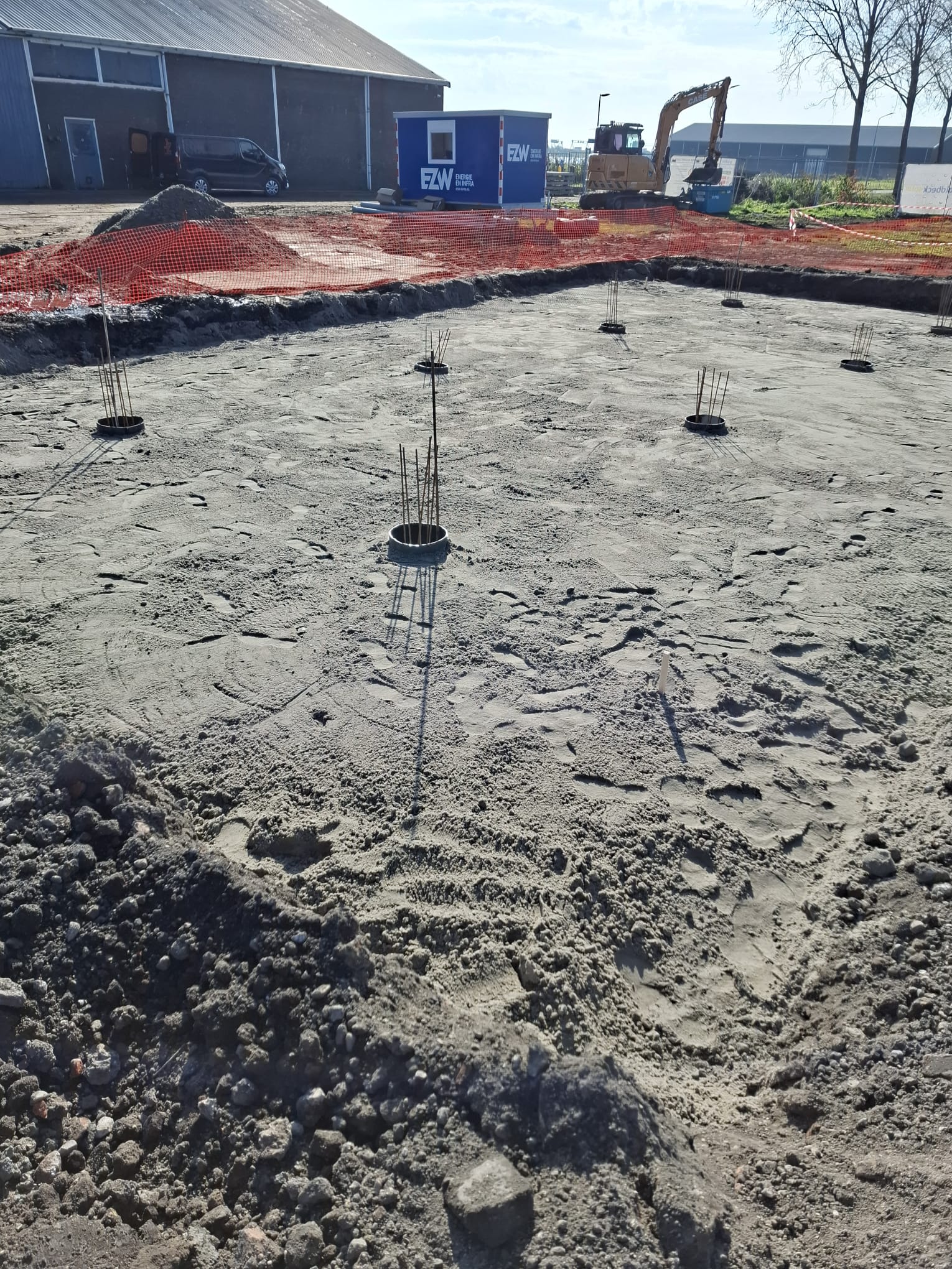 1. Palen en werkput incl zandlaag Zwanenburg